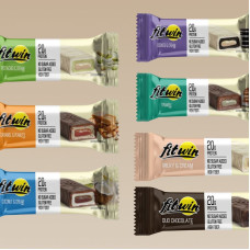 FitWin Protein Bar протеїнові батончики з начинкою