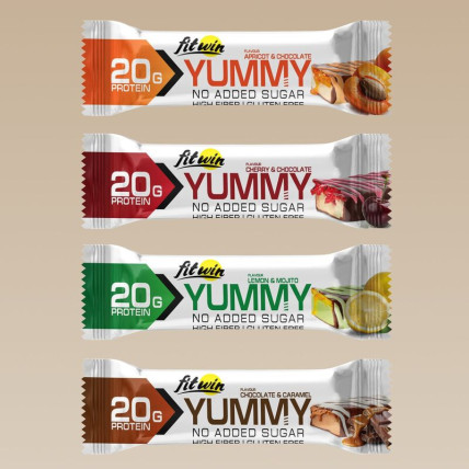 FitWin YummY Bar корисні високобілкові батончики
