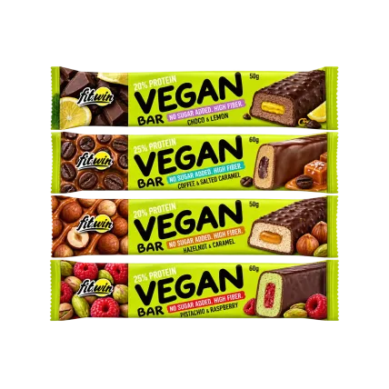 FitWin Vegan Bar протеїнові батончики без цукру