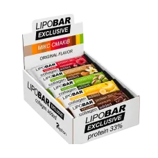 FitWin LipoBar Exclusive протеїнові батончики з колагеном