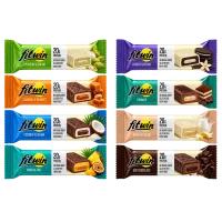 FitWin Protein Bar протеїнові батончики з начинкою